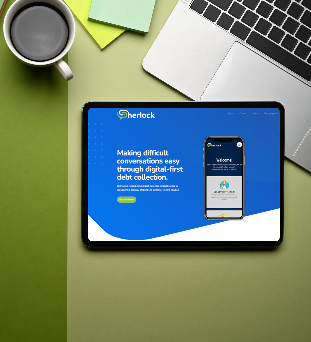 Sherlock debt collection solution